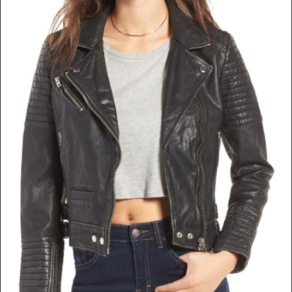 Top shop leather jacket